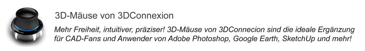 3D-Mäuse von 3DConnexion