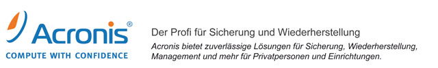 Acronis Sicherungssoftware für Schulen, Schüler und Studenten