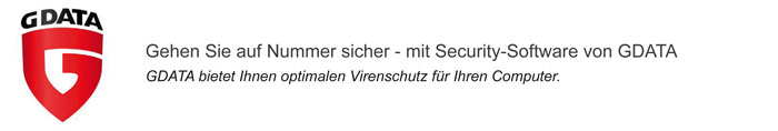 Gehen Sie auf Nummer sicher - mit Security-Software von GDATA