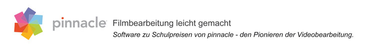 Pinnacle-Produkte für Schüler, Studenten und Schulen günstiger. Software von pinnacle - Filmbearbeitung leicht gemacht