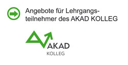 Angebote für Lehrgangsteilnehmer des AKAD KOLLEG