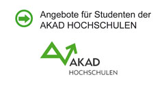 Angebote für Lehrgangsteilnehmer der AKAD HOCHSCHULEN