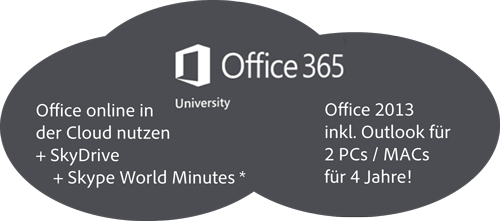 Office 365 Home Premium inkl. Office 2013 für für PCs oder MACs