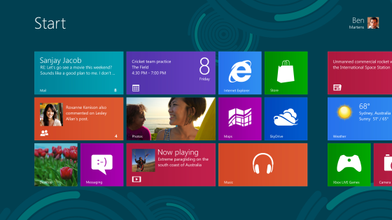 Windows 8 Release Preview Screenshot