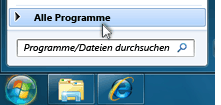 Screenshot Windows Alle Programme