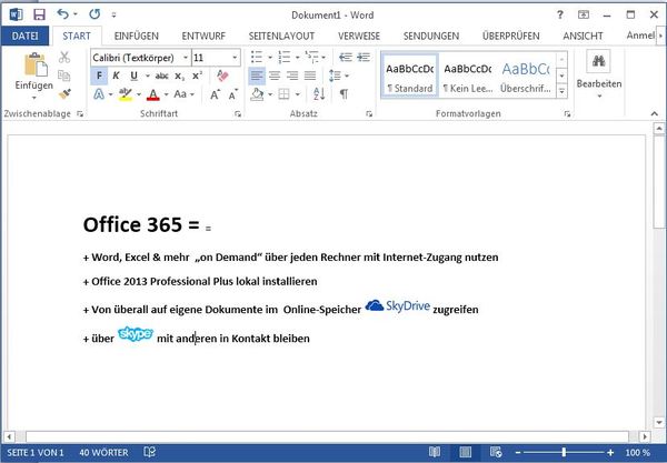 Microsoft Word on demand