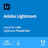 Adobe Foto-Abo 1 TB inkl. Lightroom, Lightroom Classic, Photoshop und Lightroom Mobile