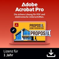 1 Jahr vorausbezahlt: Acrobat Pro Abonnement 
