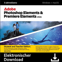 Adobe Photoshop Elements und Premiere Elements 2026 Student and Teacher 