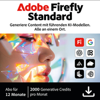 Adobe Firefly Standard inkl. KI-Video-Erstellung