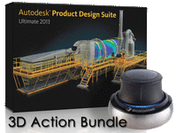 Autodesk Product Design Suite Ultimate 2013 3D Action Bundle